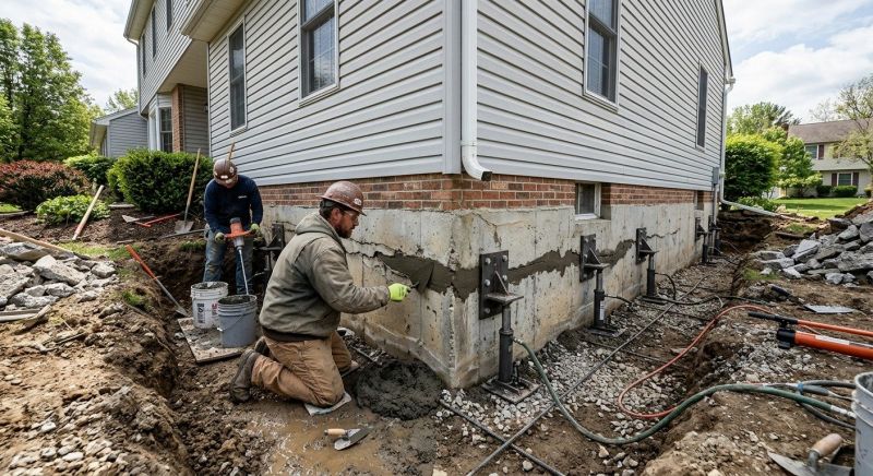 Basement Foundation Repair in Toano, VA