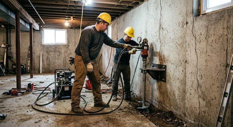 Basement Stabilization in Gloucester, VA