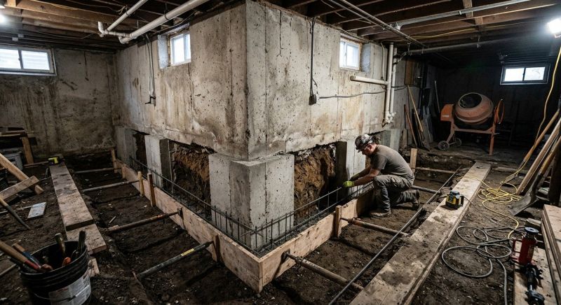 Basement Underpinning in Gloucester, VA