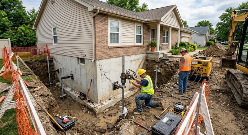Building Foundation Repair in Mascot, VA