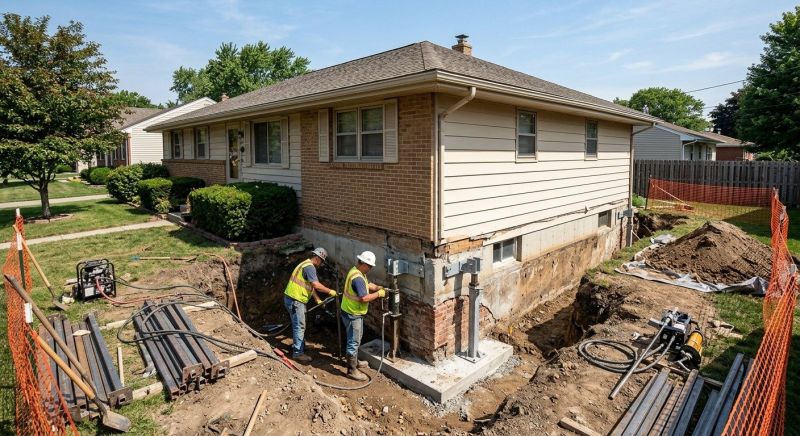 Building Foundation Repair in Yorktown, VA