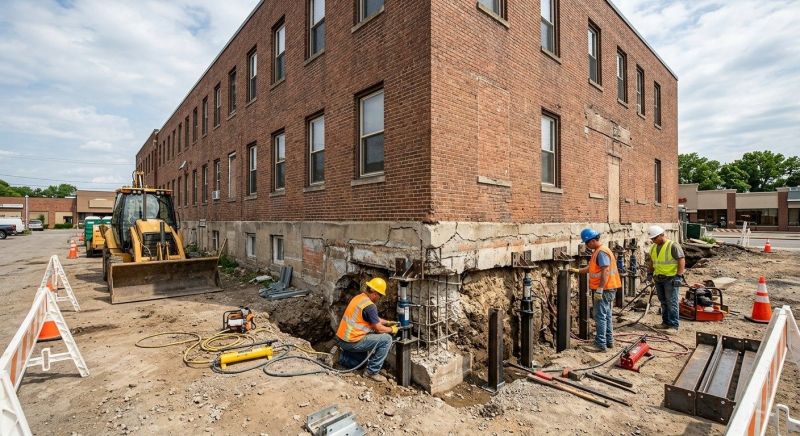 Commercial Foundation Repair in Gloucester, VA