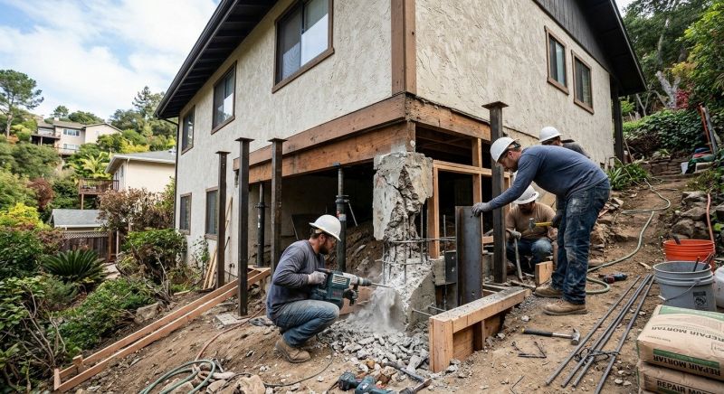 Concrete Foundation Repair in Mascot, VA