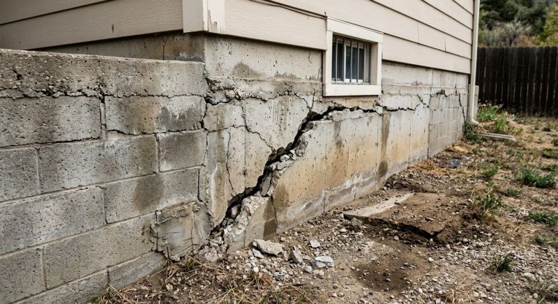 Cracked Foundation Repair in Cardinal, VA