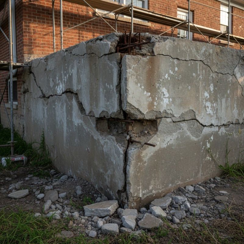 Cracked Foundation Repair in Williamsburg, VA
