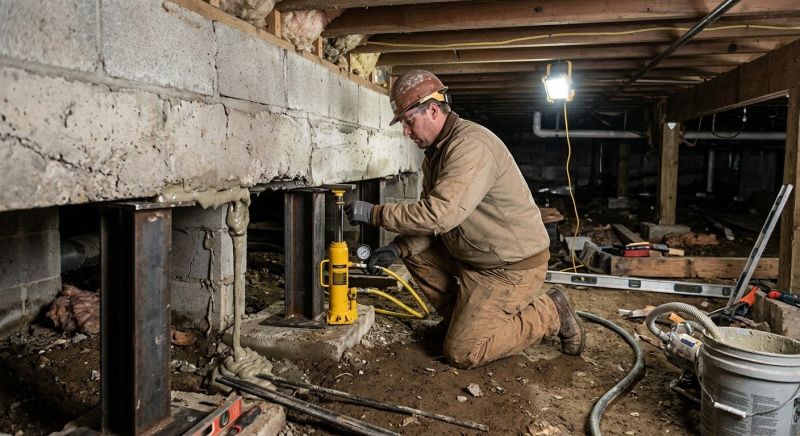 Crawl Space Leveling in Gloucester, VA