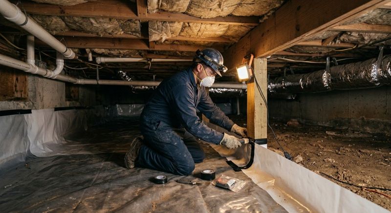 Crawl Space Leveling in Gloucester, VA