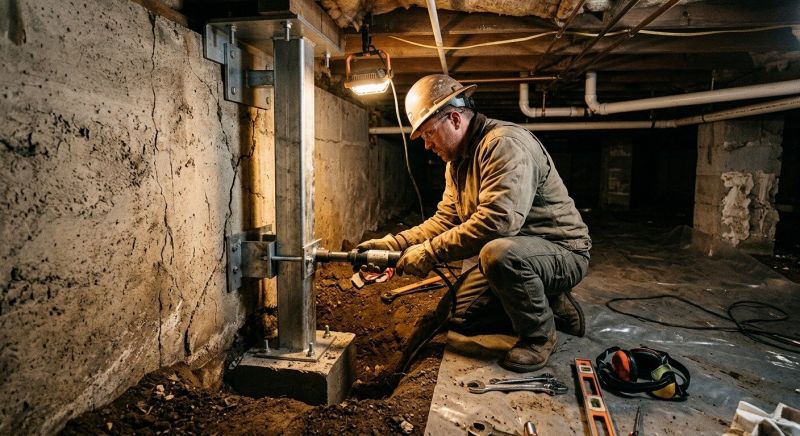 Crawlspace Foundation Repair in James City County, VA