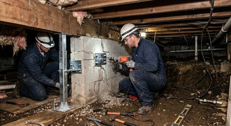 Crawlspace Foundation Repair in Middlesex County, VA