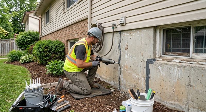 Foundation Crack Sealing in Gloucester, VA