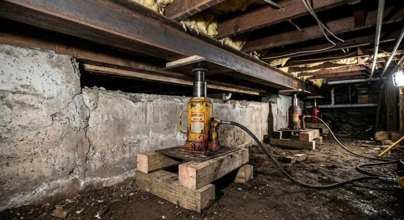 Foundation Jacking in Cardinal, VA