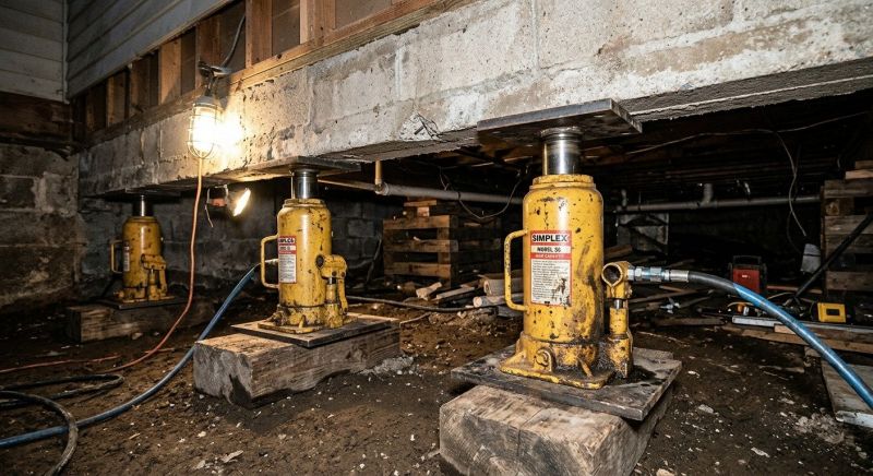 Foundation Jacking in Cobbs Creek, VA