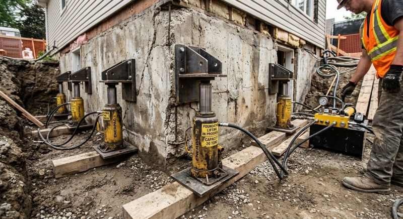 Foundation Jacking in Locust Hill, VA