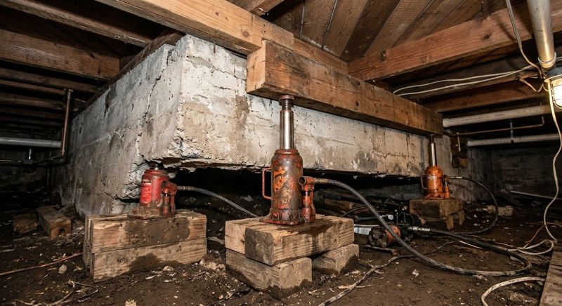 Foundation Jacking in Newport News, VA