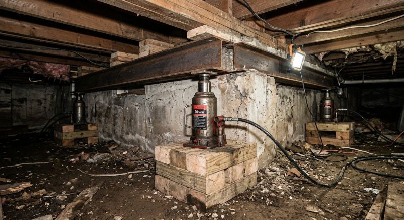 Foundation Jacking in Toano, VA