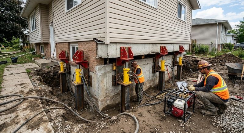 Foundation Lifting in Lancaster, VA