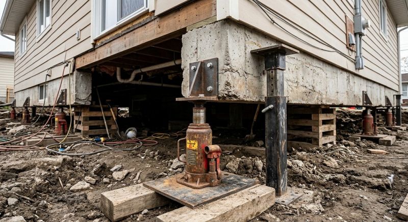 Foundation Lifting in Lanexa, VA