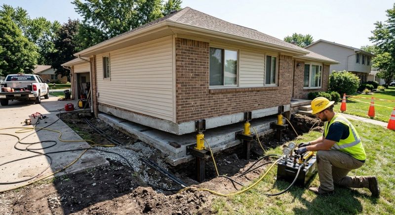 Foundation Lifting in Mathews, VA