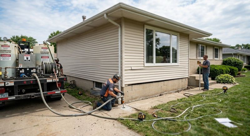 Foundation Lifting in Toano, VA