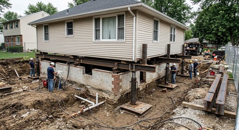 Foundation Lifting in Yorktown, VA