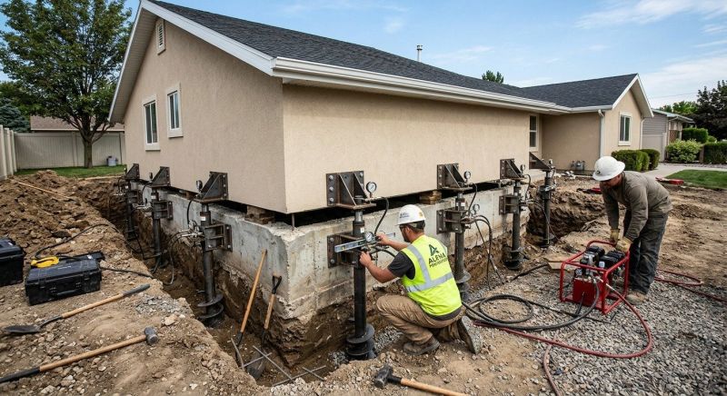 Foundation Pier Leveling in Gloucester, VA