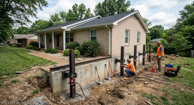 Foundation Pier Leveling in Gloucester, VA