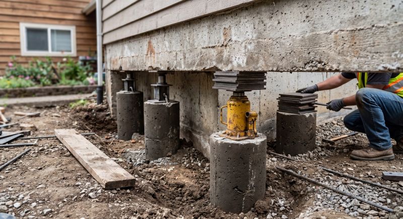 Foundation Pier Leveling in Gloucester, VA
