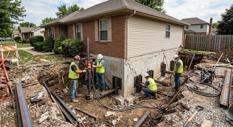 Foundation Pier Repair in Gloucester, VA