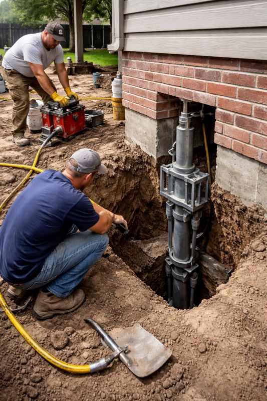 Foundation Pier Repair in Gloucester, VA