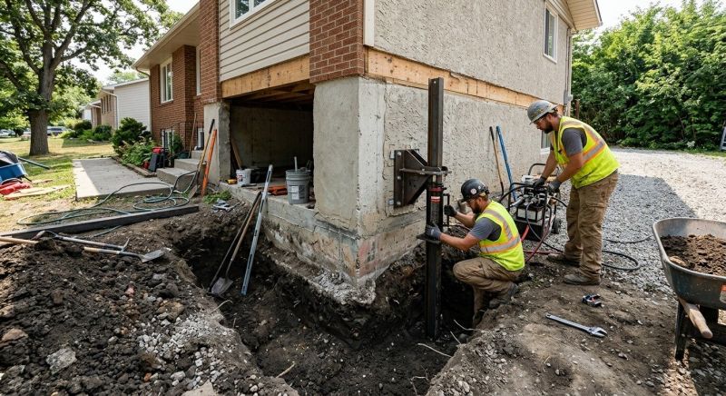 Foundation Pier Repair in Gloucester, VA