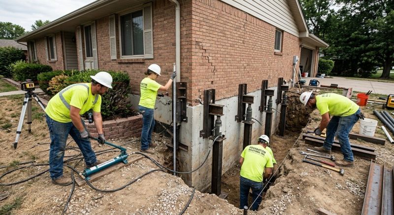 Foundation Raising in Lively, VA
