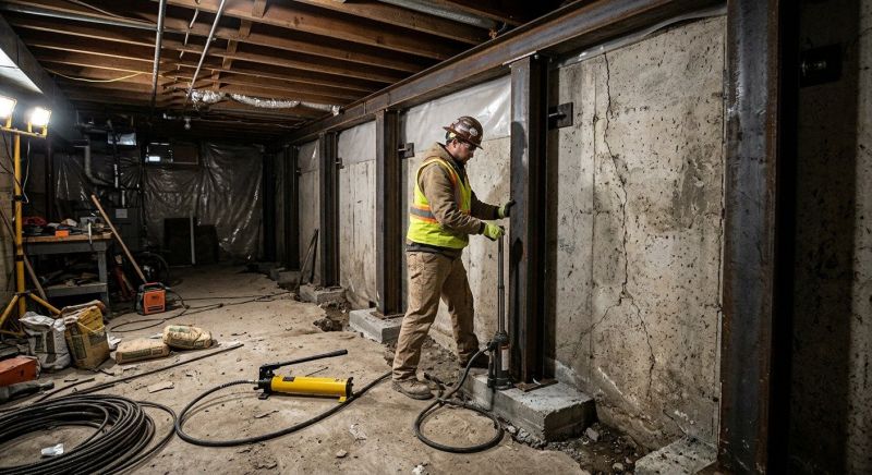 Foundation Stabilizing in Lancaster, VA