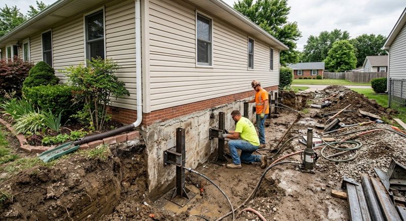 Foundation Stabilizing in Lanexa, VA