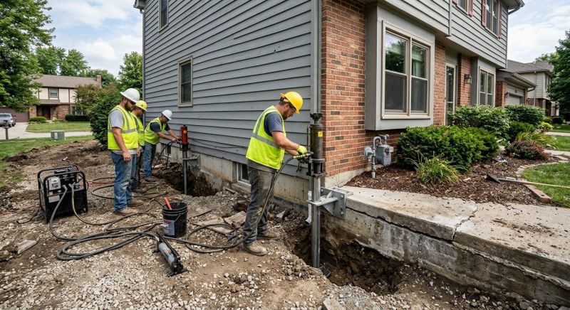 Foundation Stabilizing in Mathews, VA
