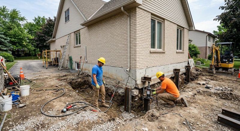 Helical Piers Installation in Gloucester, VA