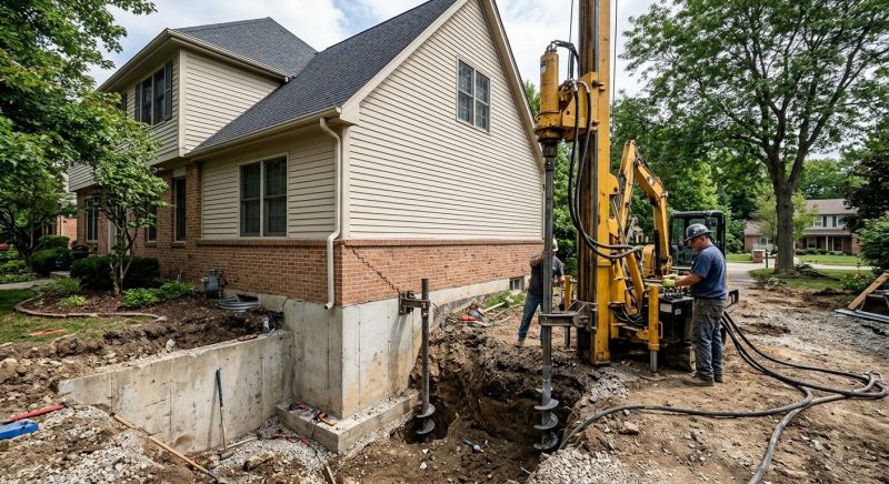 Helical Pile Installation in Gloucester, VA