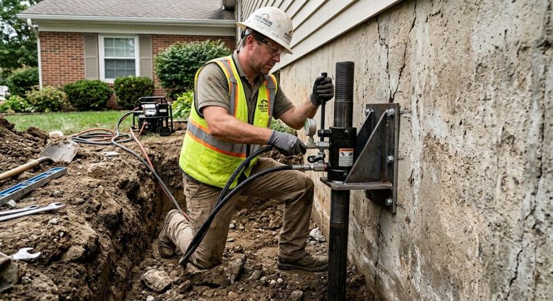 Home Foundation Leveling in Williamsburg, VA