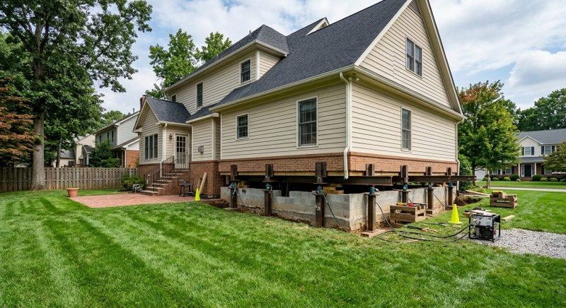 House Leveling in James City County, VA