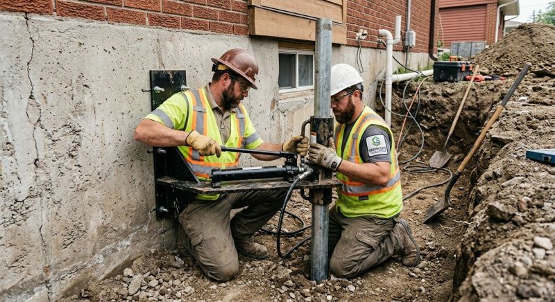 Settling Foundation Service in Cardinal, VA
