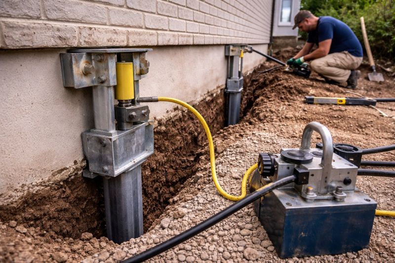 Sinking Foundation Repair in Lanexa, VA