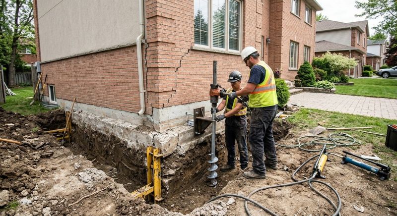 Sinking Foundation Repair in Lively, VA