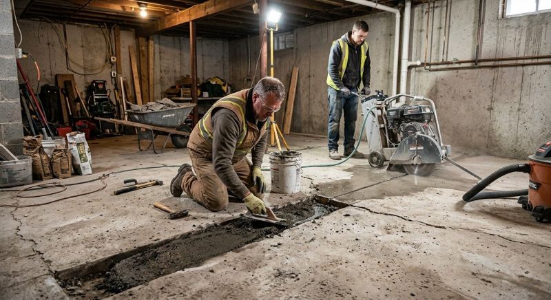 Slab Foundation Repair in Gloucester, VA
