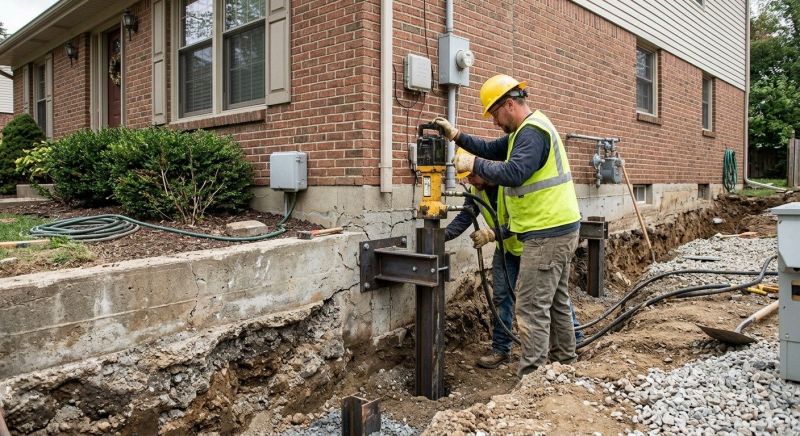 Structural Foundation Repair in Hudgins, VA