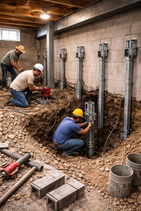 Structural Underpinning in Gloucester, VA