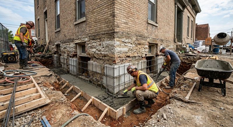 Structural Underpinning in Gloucester, VA